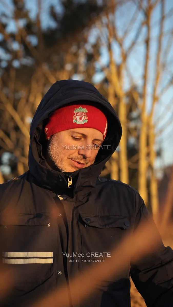 Portrait in warm evening light