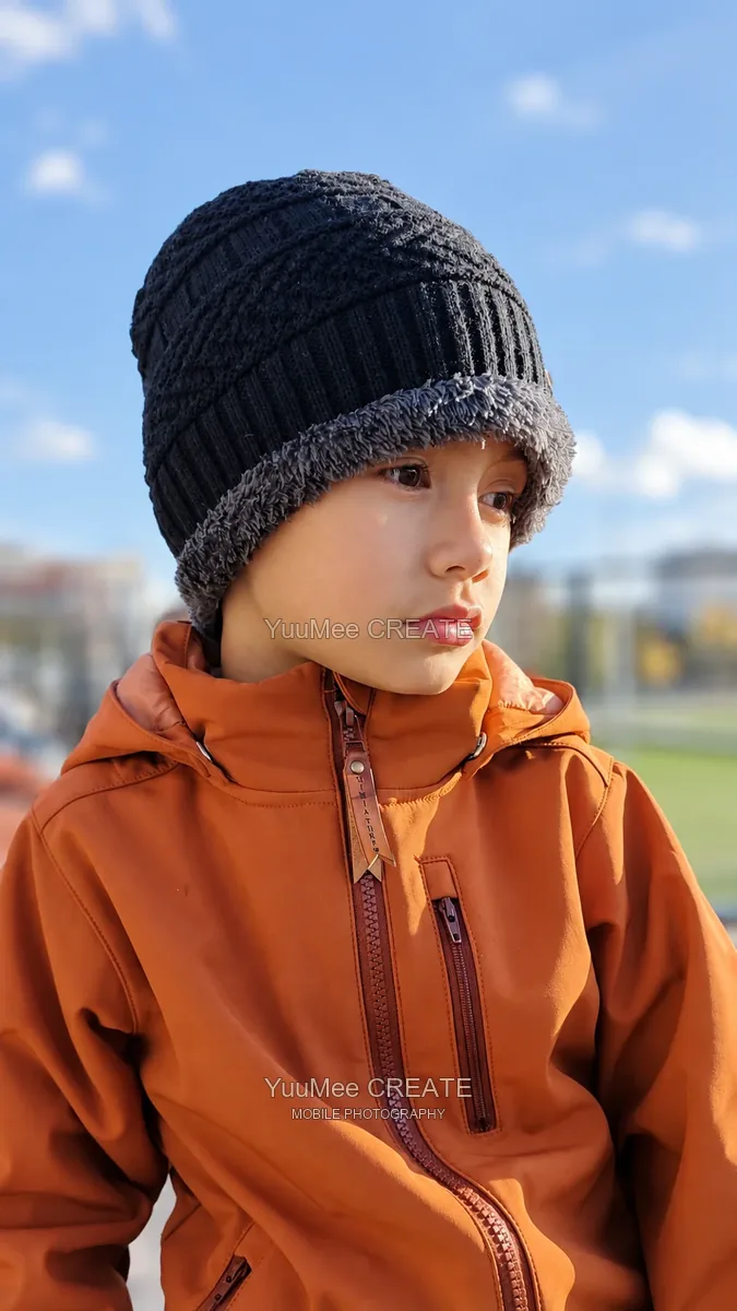 Portrait in an orange jacket
